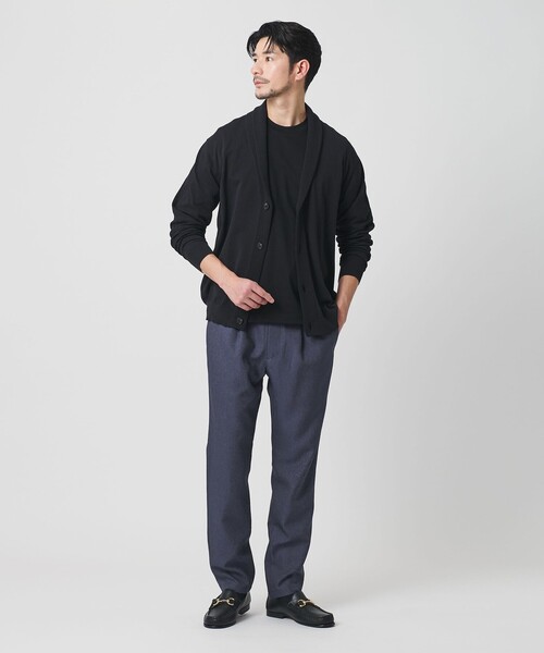BEAUTY&YOUTH UNITED ARROWS(ビューティーアンドユースユナイテッドアローズ)の「【WEB限定 WARDROBE SMART】デニムライク 1P イージーパンツ(その他パンツ・メンズ・ネイビー・S/M/L/XL)」の5枚目の写真