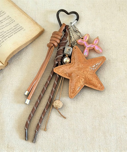 セール】メタリック スターモチーフ バルーンドッグ マルチチャーム