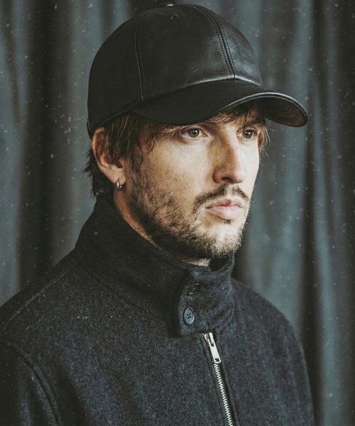 NO ID.（ノーアイディ）の「【NO ID.】Synthetic Leather 6-Panel Cap / シンセティックレザー 6パネル キャップ（キャップ・メンズ・ブラック・ONE SIZE）」の7枚目の写真