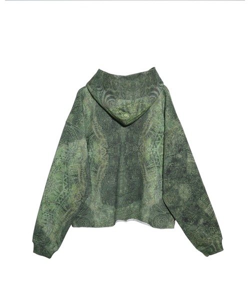 NISHIMOTO IS THE MOUTH(ニシモト イズ ザ マウス)の「WIDE ZIP SWEAT HOODIE | NISHIMOTO IS THE MOUTH(パーカー・メンズ・カモフラージュ/グリーン・(S/M)/L/XL)」の3枚目の写真