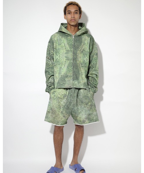 NISHIMOTO IS THE MOUTH(ニシモト イズ ザ マウス)の「WIDE ZIP SWEAT HOODIE | NISHIMOTO IS THE MOUTH(パーカー・メンズ・カモフラージュ/グリーン・(S/M)/L/XL)」の14枚目の写真