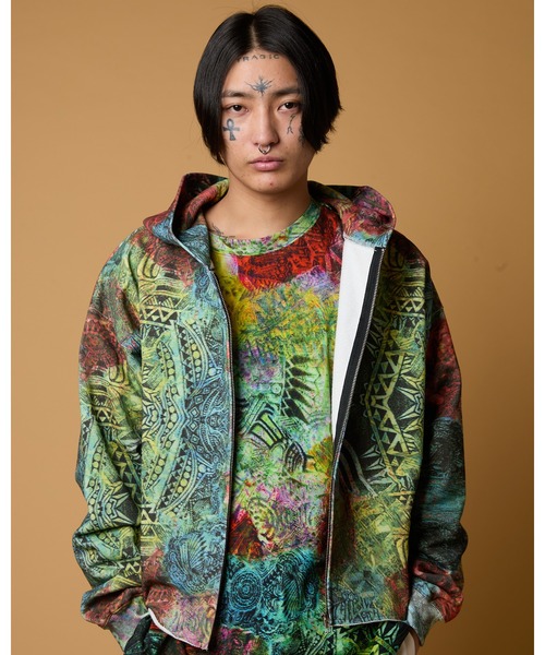 NISHIMOTO IS THE MOUTH(ニシモト イズ ザ マウス)の「WIDE ZIP SWEAT HOODIE | NISHIMOTO IS THE MOUTH(パーカー・メンズ・カモフラージュ/グリーン・(S/M)/L/XL)」の21枚目の写真