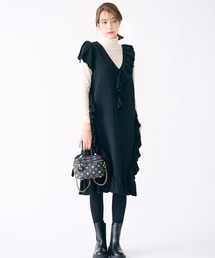 Chesty（チェスティー）の「フリルニットジャンパースカート（ジャンパースカート）」