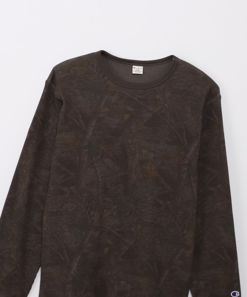 Champion(チャンピオン)の「【Champion/チャンピオン】メンズ メンズカジュアル ロングスリーブTシャツ(Tシャツ/カットソー・メンズ・チャコール/カーキ・MEDIUM/LARGE/X-LARGE)」の4枚目の写真