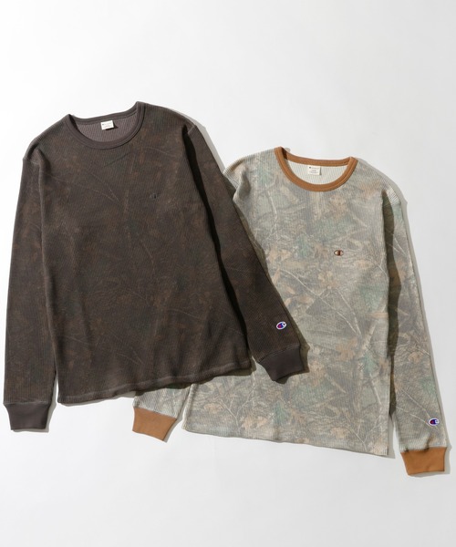 Champion(チャンピオン)の「【Champion/チャンピオン】メンズ メンズカジュアル ロングスリーブTシャツ(Tシャツ/カットソー・メンズ・チャコール/カーキ・MEDIUM/LARGE/X-LARGE)」の17枚目の写真