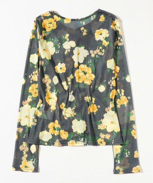 Ray BEAMS（レイビームス）の「シアー フラワープリント カーディガン（カーディガン/ボレロ・レディース・ブルー/ブラック・ONE SIZE）」の17枚目の写真