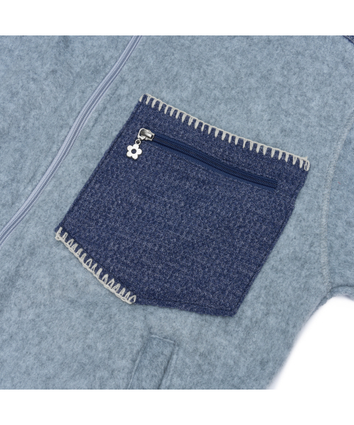 NOSCOULEURS（ノクルールズ）の「UL FLEECE JACKET 02 BLUE（その他アウター・レディース・その他・2/1）」の2枚目の写真