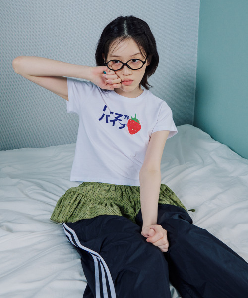 ITZAVIBE(イッザバイブ)の「KIWI DOTTED LAYERED WRAP SHORT SKIRT(スカート・レディース・その他・ONE SIZE)」の11枚目の写真