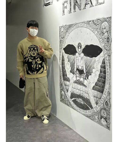 eastserviceshop(イーストサービスショップ)の「Maximal Ballon Cargo Pants - D/Beige(その他パンツ・レディース・その他・46/48/50)」の20枚目の写真