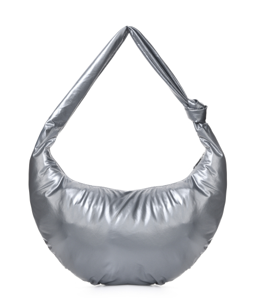 NICK&NICOLE(ニックアンドニコール)の「NICOLE GLOSSY SHOULDER KNOT BAG_SILVER(ショルダーバッグ・レディース・その他・FREE)」の3枚目の写真