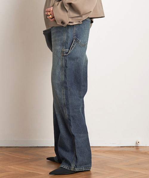 AP STUDIO（エーピーストゥディオ）の「【HAIKURE/ハイクル】WINONA INTENSE BLUE（デニムパンツ・レディース・ブルー・26/25/24/27）」の21枚目の写真