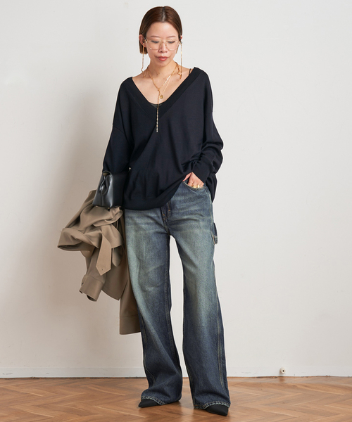 AP STUDIO（エーピーストゥディオ）の「【HAIKURE/ハイクル】WINONA INTENSE BLUE（デニムパンツ・レディース・ブルー・26/25/24/27）」の15枚目の写真