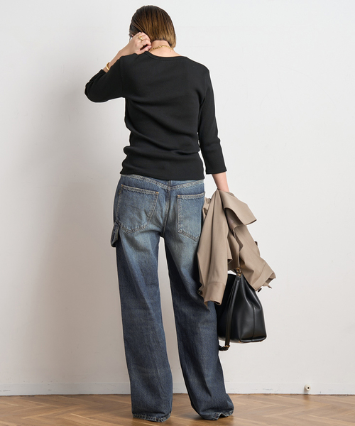 AP STUDIO（エーピーストゥディオ）の「【HAIKURE/ハイクル】WINONA INTENSE BLUE（デニムパンツ・レディース・ブルー・26/25/24/27）」の20枚目の写真