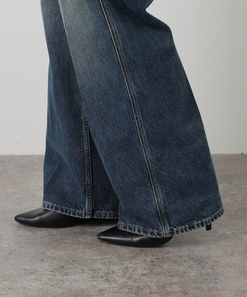 AP STUDIO（エーピーストゥディオ）の「【HAIKURE/ハイクル】WINONA INTENSE BLUE（デニムパンツ・レディース・ブルー・26/25/24/27）」の4枚目の写真