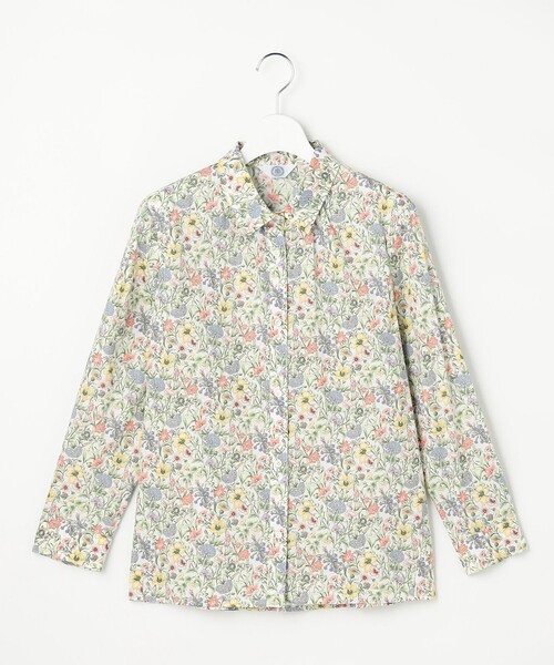 J.PRESS(ジェイプレス)の「【一枚で着映え】Liberty Rachel & Michelle シャツカラー ブラウス(シャツ/ブラウス・レディース・サックスブルー系5/ピンク系5・T13/T15)」の7枚目の写真