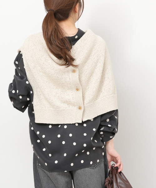 JOURNAL STANDARD relume(ジャーナルスタンダード レリューム)の「ランダムドットシャツ(シャツ/ブラウス・レディース・ブラック・FREE)」の7枚目の写真