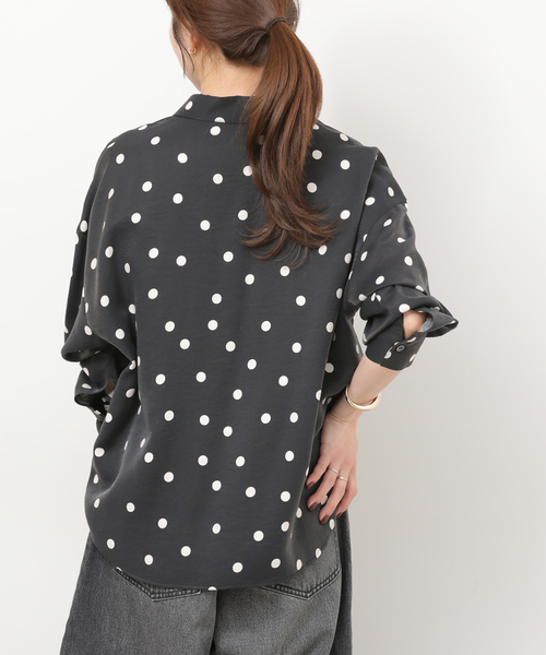 JOURNAL STANDARD relume  ドット柄メッシュレースブラウス JOURNAL STANDARD relume（ジャーナルスタンダード レリューム