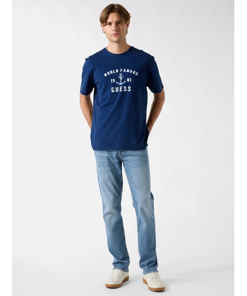 Guess(ゲス)の「Short Sleeves Crew Neck Marine Indigo Tee Tシャツ(Tシャツ/カットソー・メンズ・ロイヤルブルー・X-LARGE/LARGE/MEDIUM/SMALL)」の7枚目の写真