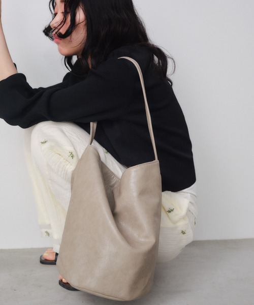 バスケットショルダートートバッグ（トートバッグ）｜Shelly island