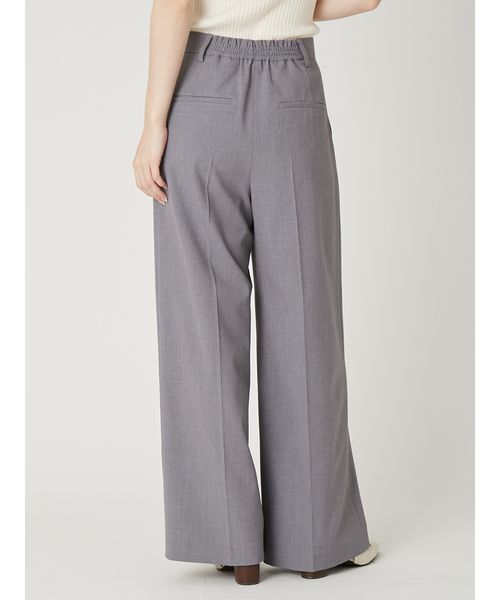 FRAY I.D（フレイアイディー）の「セミワイドストレートパンツ／ウォッシャブル（その他パンツ・レディース・グレー/ライトブルー/ベージュ/ネイビー・0/1）」の6枚目の写真