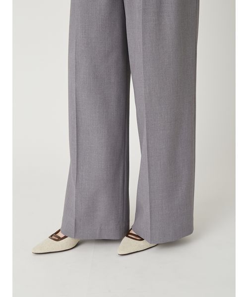 FRAY I.D（フレイアイディー）の「セミワイドストレートパンツ／ウォッシャブル（その他パンツ・レディース・グレー/ライトブルー/ベージュ/ネイビー・0/1）」の12枚目の写真