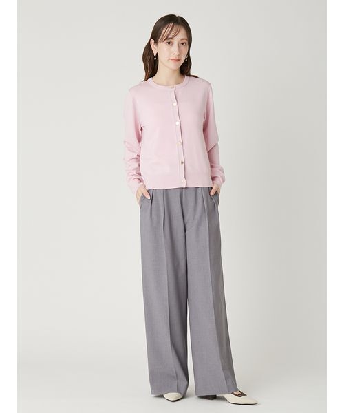 FRAY I.D（フレイアイディー）の「セミワイドストレートパンツ／ウォッシャブル（その他パンツ・レディース・グレー/ライトブルー/ベージュ/ネイビー・0/1）」の20枚目の写真