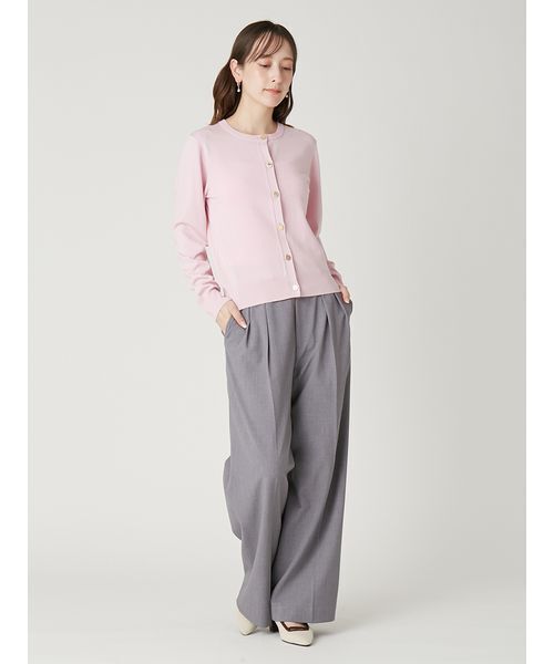 FRAY I.D（フレイアイディー）の「セミワイドストレートパンツ／ウォッシャブル（その他パンツ・レディース・グレー/ライトブルー/ベージュ/ネイビー・0/1）」の21枚目の写真