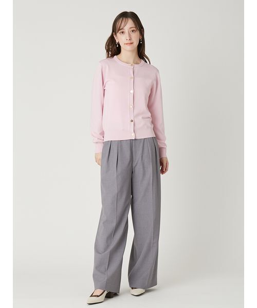 FRAY I.D（フレイアイディー）の「セミワイドストレートパンツ／ウォッシャブル（その他パンツ・レディース・グレー/ライトブルー/ベージュ/ネイビー・0/1）」の22枚目の写真