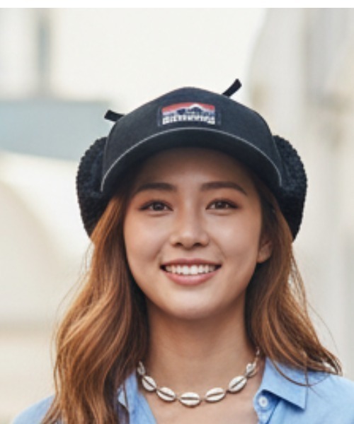 BILLABONG(ビラボン)の「【BILLABONG/ビラボン】TRAPPER CAP/トラッパーボアキャップ(キャップ・レディース・ホワイト/ブラック・FREE)」の2枚目の写真