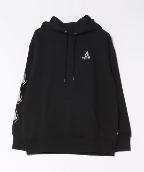 VOLCOM(ボルコム)の「VOLCOM メンズ One Point LOGO Basic パーカー 【2026年春夏モデル】(パーカー・メンズ・ブラック/グレー・SMALL/MEDIUM/X-LARGE/LARGE)」の1枚目の写真