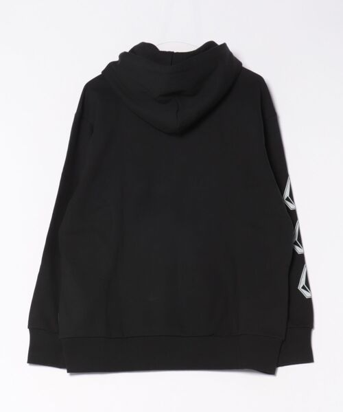 VOLCOM(ボルコム)の「VOLCOM メンズ One Point LOGO Basic パーカー 【2026年春夏モデル】(パーカー・メンズ・ブラック/グレー・SMALL/MEDIUM/X-LARGE/LARGE)」の3枚目の写真