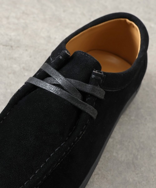 U.S. POLO ASSN.（ユーエスポロアッスン）の「【U.S. POLO ASSN./ユーエスポロアッスン】ヴァルカナイズ製法 フェイクスエード ローカット モカシンシューズ（モカシン/デッキシューズ・メンズ・キャメル/ブラック・27.0cm/26.5cm/26.0cm/25.5cm/25.0cm）」の4枚目の写真