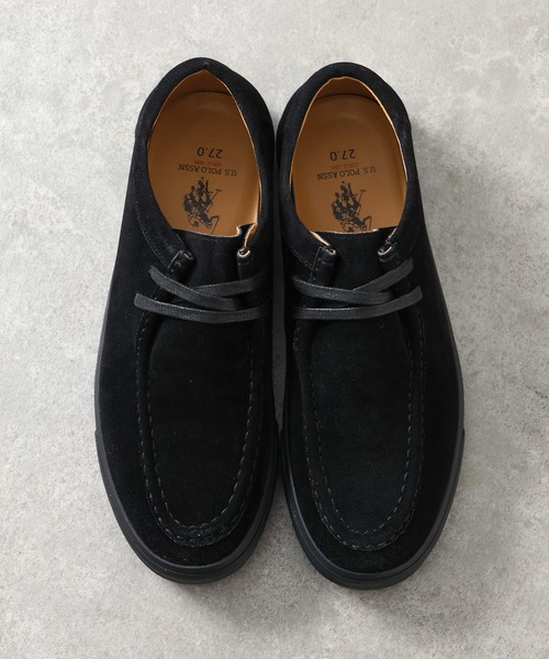 U.S. POLO ASSN.（ユーエスポロアッスン）の「【U.S. POLO ASSN./ユーエスポロアッスン】ヴァルカナイズ製法 フェイクスエード ローカット モカシンシューズ（モカシン/デッキシューズ・メンズ・キャメル/ブラック・27.0cm/26.5cm/26.0cm/25.5cm/25.0cm）」の20枚目の写真