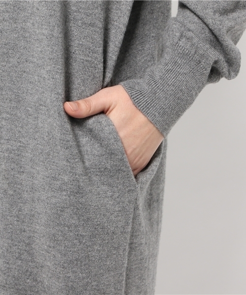 MOUSSY（マウジー）の「Hineck Loose OPK（ワンピース・レディース・ベージュ/トップグレー/ブルー・FREE）」の9枚目の写真