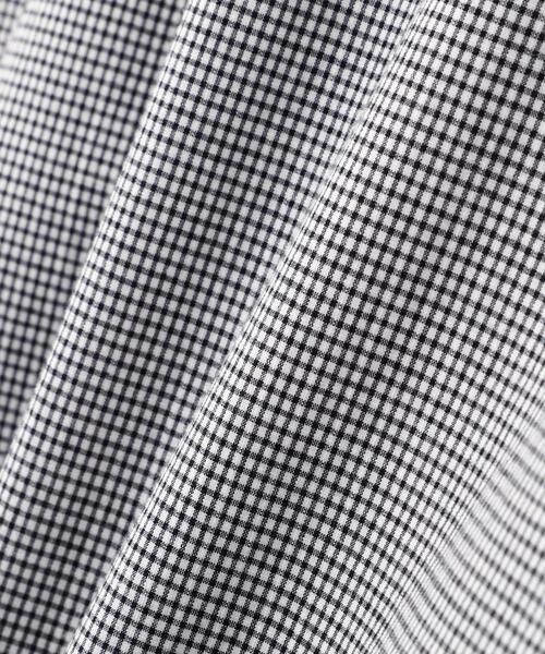 MHL.(エムエイチエル)の「TINY GINGHAM COTTON(シャツ/ブラウス・レディース・ブラック/ホワイト・3/2/1)」の6枚目の写真