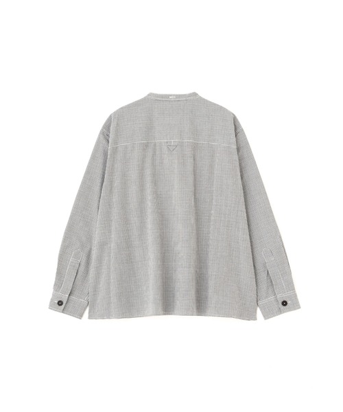 MHL.(エムエイチエル)の「TINY GINGHAM COTTON(シャツ/ブラウス・レディース・ブラック/ホワイト・3/2/1)」の10枚目の写真