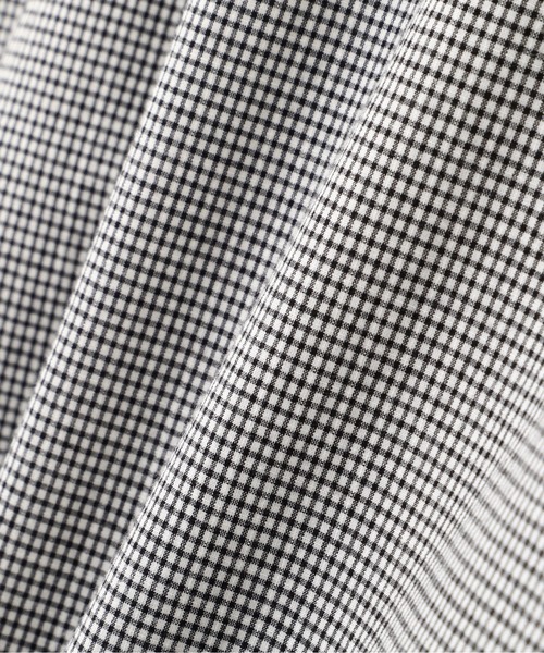MHL.(エムエイチエル)の「TINY GINGHAM COTTON(シャツ/ブラウス・レディース・ブラック/ホワイト・3/2/1)」の11枚目の写真