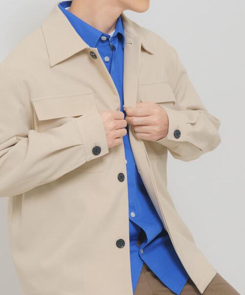 ITEMS URBANRESEARCH（アイテムズ アーバンリサーチ）の「2way ストレッチ比翼ジャケット（その他アウター・メンズ・ブラック/オリーブ/ベージュ/チャコールグレー・MEDIUM/LARGE）」の5枚目の写真