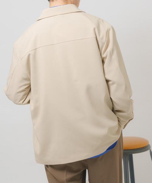 ITEMS URBANRESEARCH（アイテムズ アーバンリサーチ）の「2way ストレッチ比翼ジャケット（その他アウター・メンズ・ブラック/オリーブ/ベージュ/チャコールグレー・MEDIUM/LARGE）」の8枚目の写真