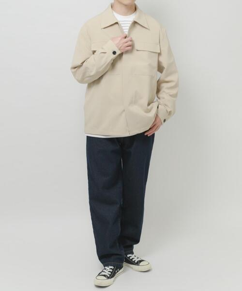 ITEMS URBANRESEARCH（アイテムズ アーバンリサーチ）の「2way ストレッチ比翼ジャケット（その他アウター・メンズ・ブラック/オリーブ/ベージュ/チャコールグレー・MEDIUM/LARGE）」の13枚目の写真