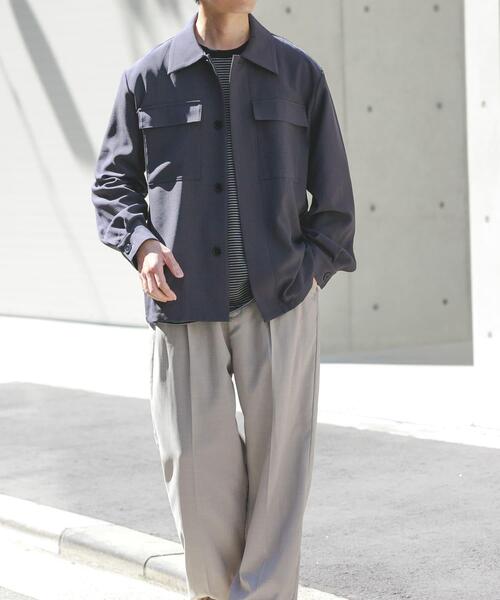 ITEMS URBANRESEARCH（アイテムズ アーバンリサーチ）の「2way ストレッチ比翼ジャケット（その他アウター・メンズ・ブラック/オリーブ/ベージュ/チャコールグレー・MEDIUM/LARGE）」の19枚目の写真