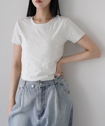 YENNA | チビT / クロップドT / コンパクトT / 4wayストレッチTシャツ(Tシャツ/カットソー)