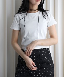 YENNA | チビT / クロップドT / コンパクトT / 4wayストレッチTシャツ(Tシャツ/カットソー)