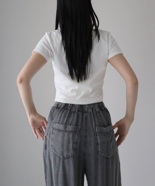 model：164cm. 着用サイズ：FREE