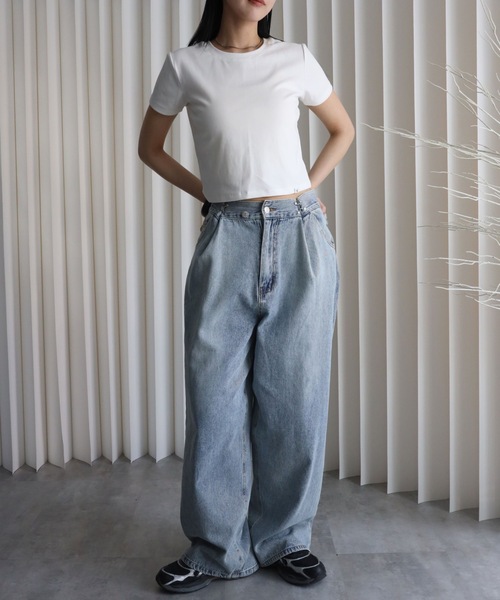 model：164cm. 着用サイズ：FREE