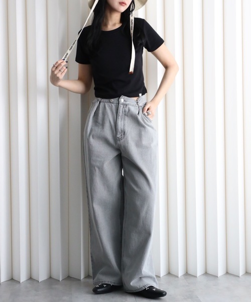 model：164cm. 着用サイズ：FREE