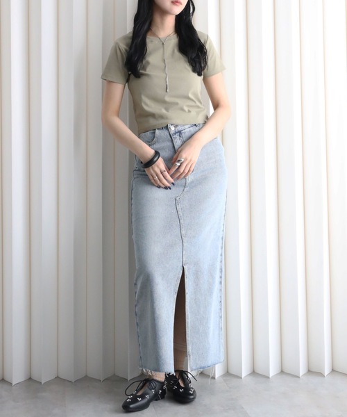 model：164cm. 着用サイズ：FREE