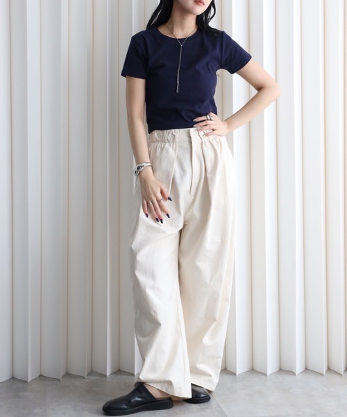 model：164cm. 着用サイズ：FREE