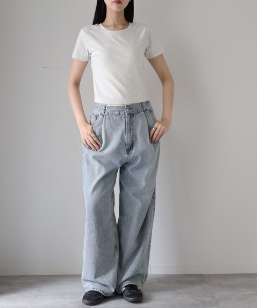 model：164cm. 着用サイズ：FREE