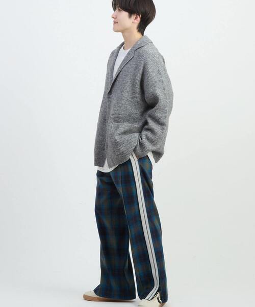 CONVERSE TOKYO（コンバーストウキョウ）の「TAILORED KNIT CARDIGAN JACKET（ニット/セーター・レディース・ブラック/グレー/サックスブルー・FREE）」の18枚目の写真